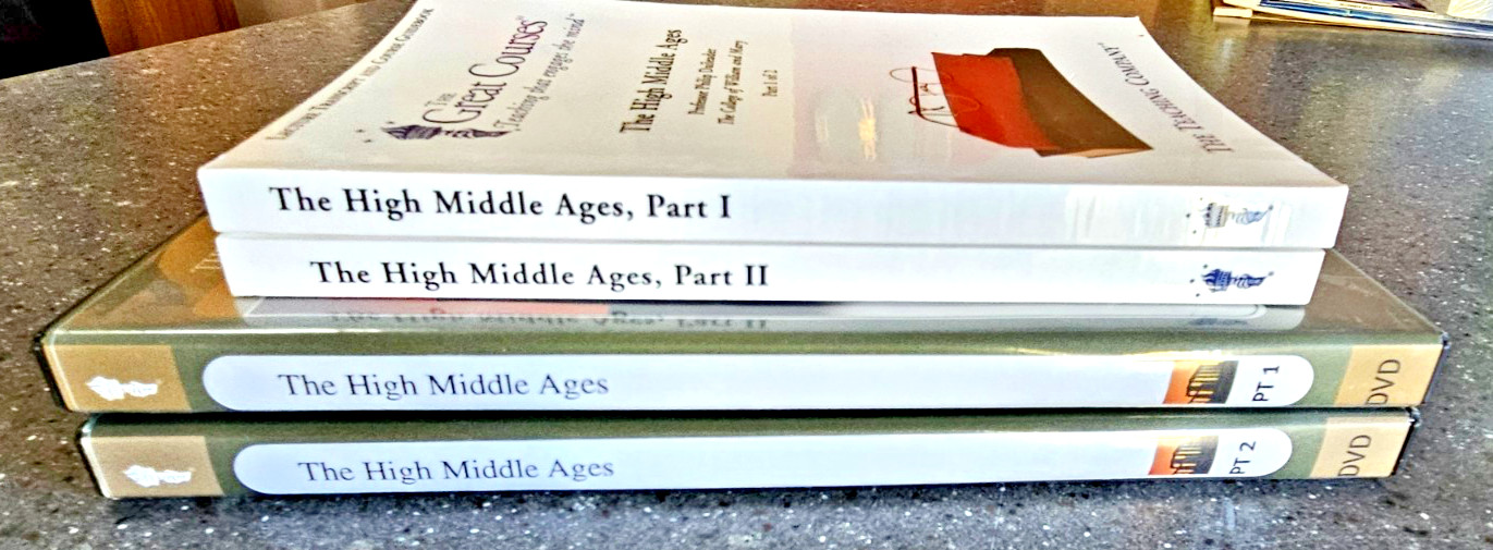 Great Courses: High Middle Ages Parts 1 & 2 Dvds, Guides & Transcripts Daileader