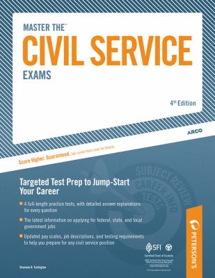Master the Civil Service Exams (Petersons Master the Civil Service – GOOD