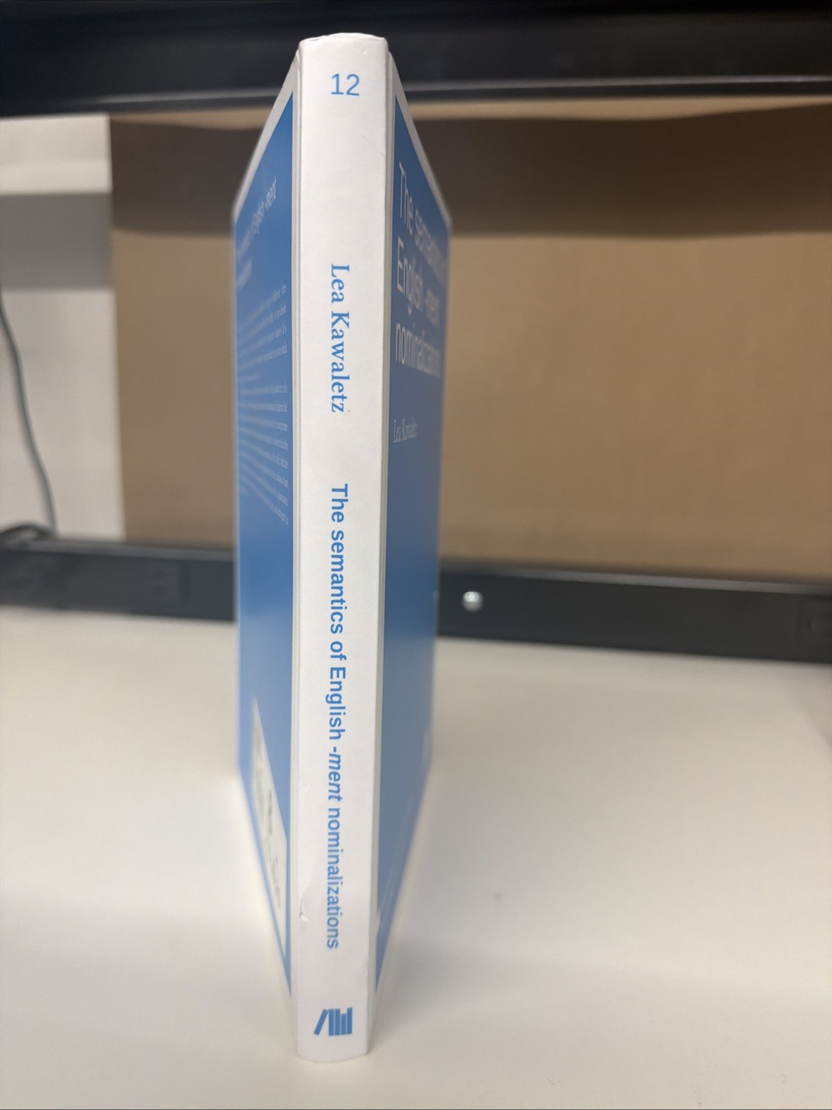 The semantics of English -ment nominalizations by Lea Kawaletz NEW/OTHER