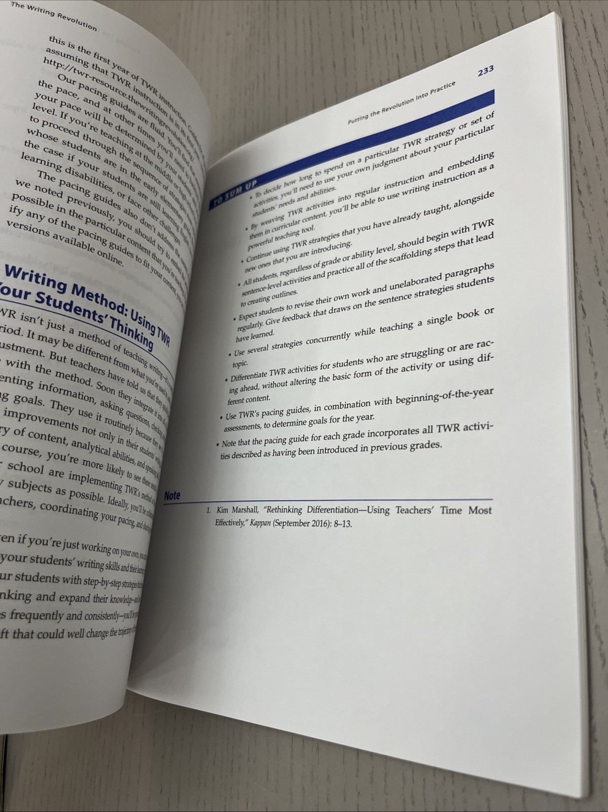 Writing Revolution : A Guide to Advancing Thinking Through Writing in All…