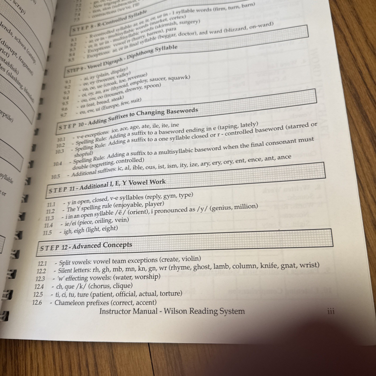 INSTRUCTOR MANUAL (WILSON READING SYSTEM) By Barbara A Wilson