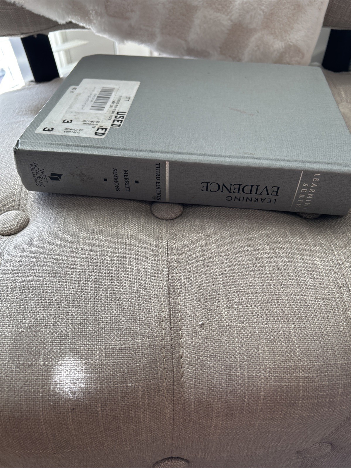 LEARNING EVIDENCE From the Federal Rules to the Courtroom 3rd Edition Hardcover