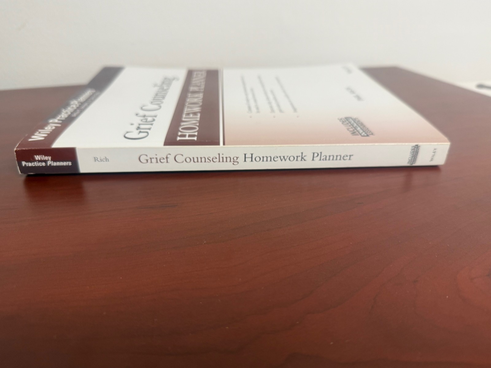 Grief Counseling Homework Planner by Phil Rich 2001 Paperback *Very Good*