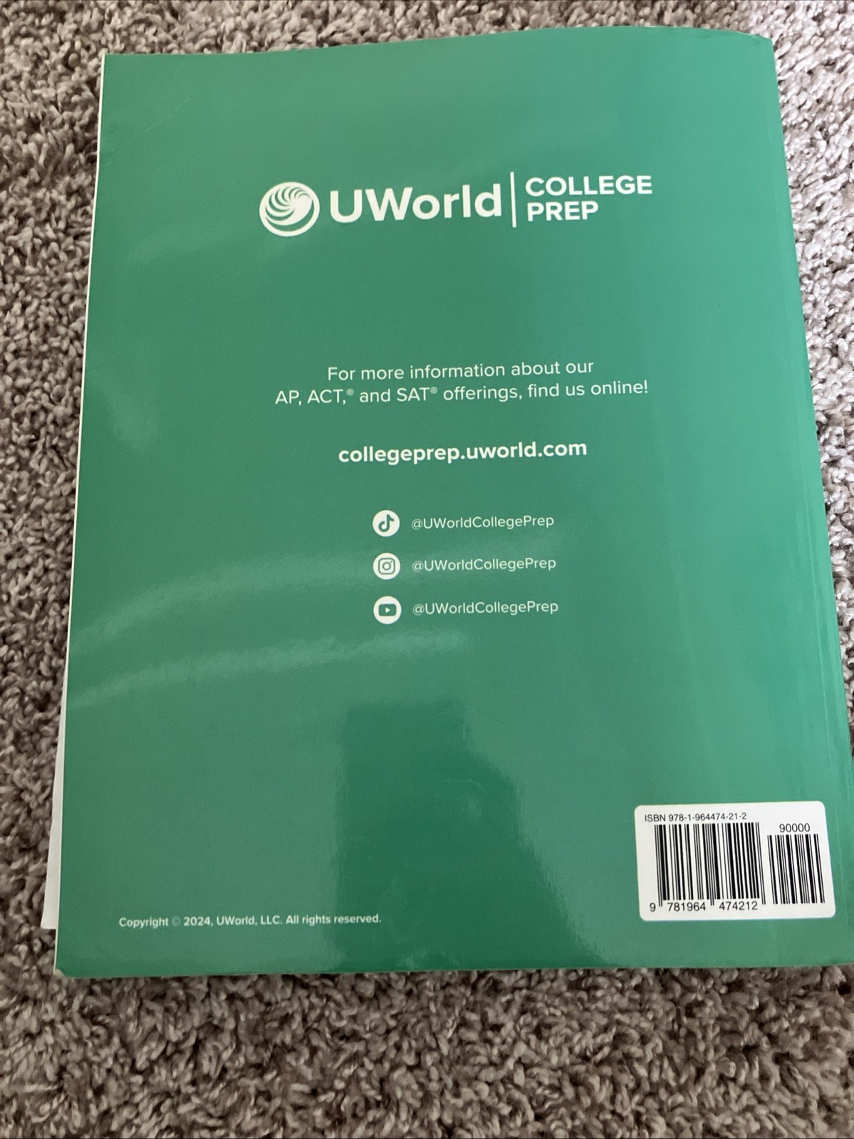 2025/2026 UWORLD AP CHEMISTRY STUDY GUIDE BRAND NEW
