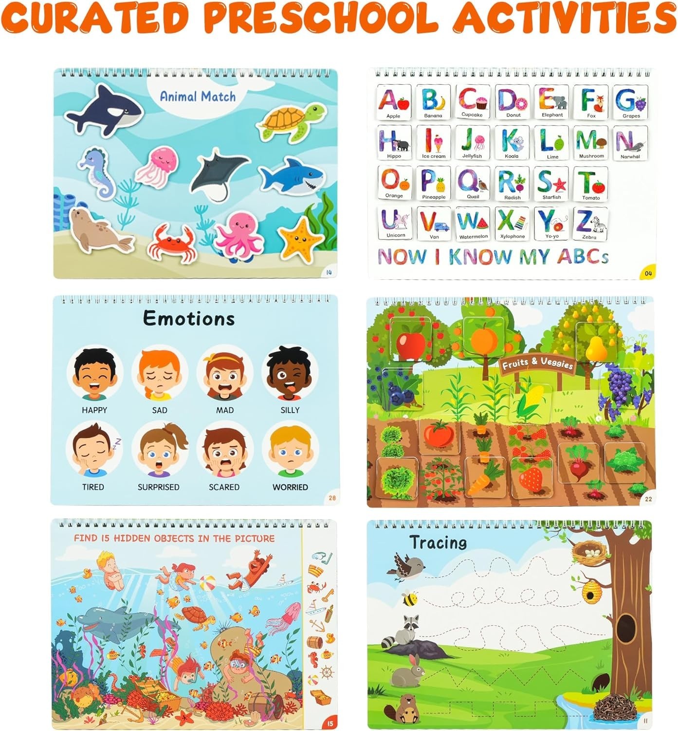 BenBen Busy Book for Toddlers, 30 Pages, Pre-Assembled, Preschool L… Fast Ship