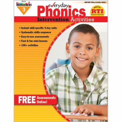 Newmark Learning Grade 3 Everyday Intervention Activities Aid for Phonics