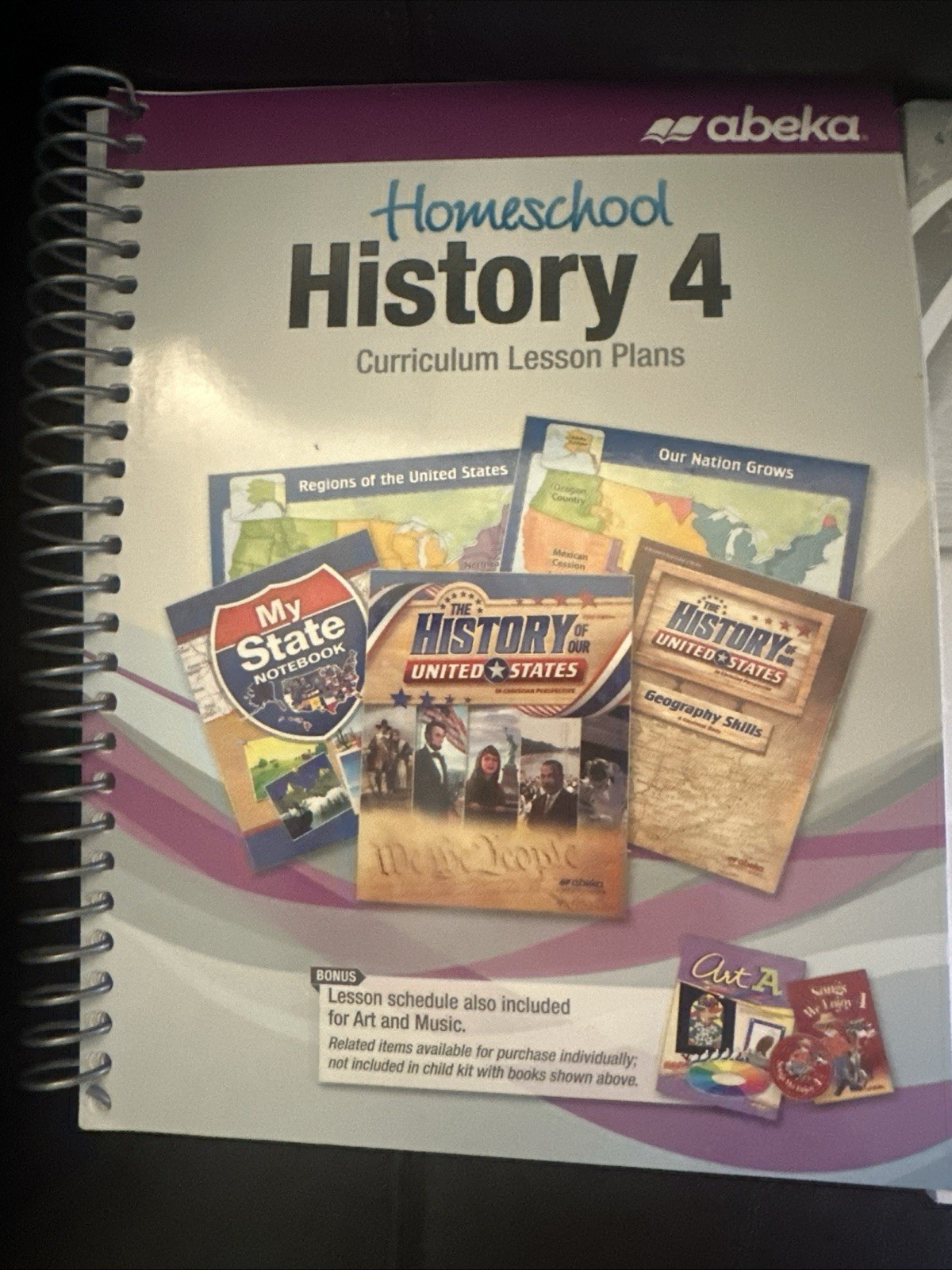 History 4 – Abeka A Beka – 4th Grade – lot of 2 – quizzes/tests curriculum plans