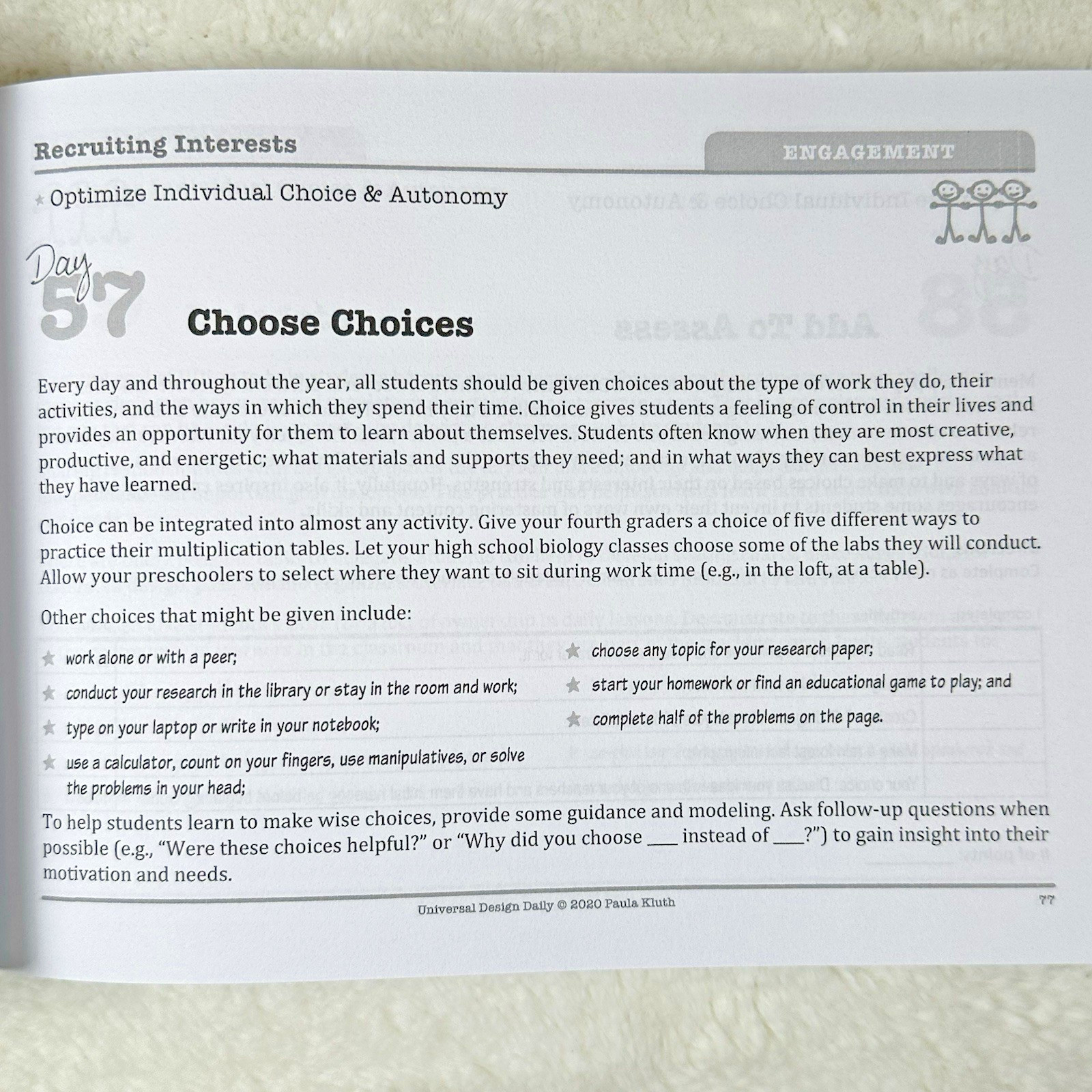 Universal Design Daily: 365 Ways to Teach, Support Using UDL 2nd Ed, Paula Kluth