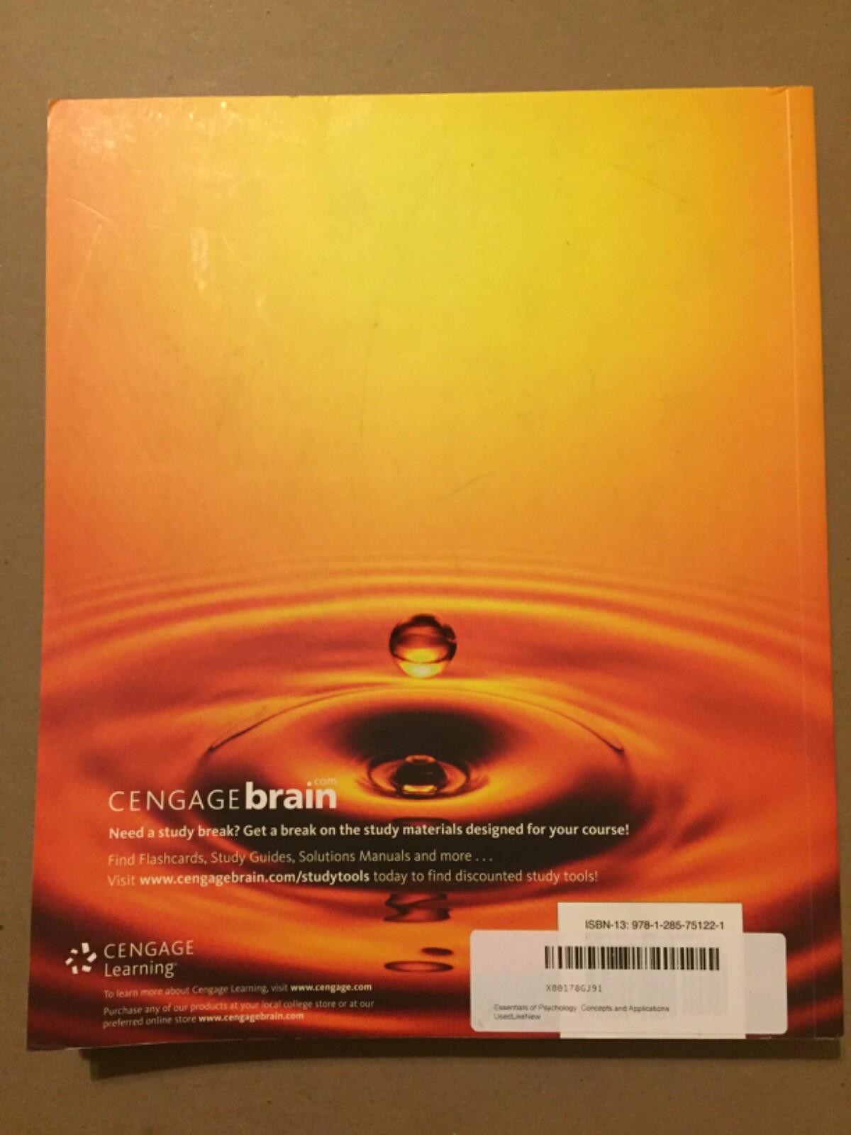 Essentials of Psychology Concepts and Applications by Jeffrey S Nevid 4th Ed.