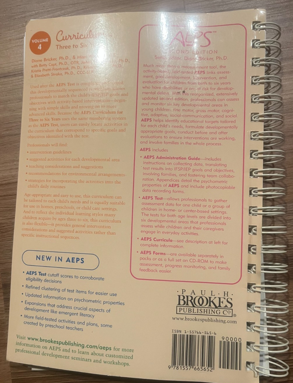 AEPS 2nd Edition Complete 4-Volume Set — Admin Guide + Test + Curriculum Birth-3