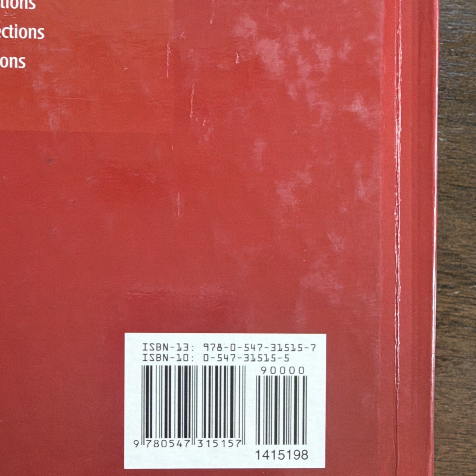Holt McDougal Larson Algebra 1 Textbook Hardcover High School ISBN 0547315156