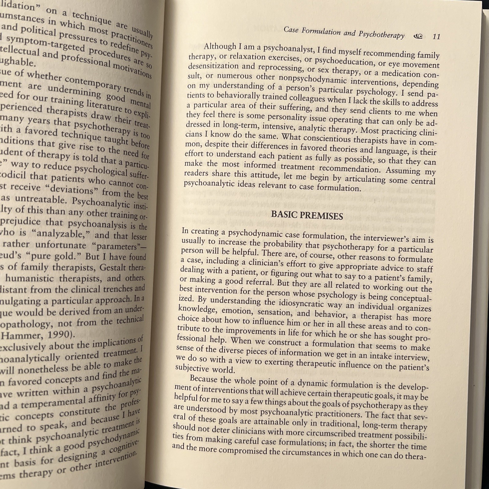 Psychoanalytic Case Formulation by Nancy McWilliams 1999 Hardcover PSYCHOLOGY