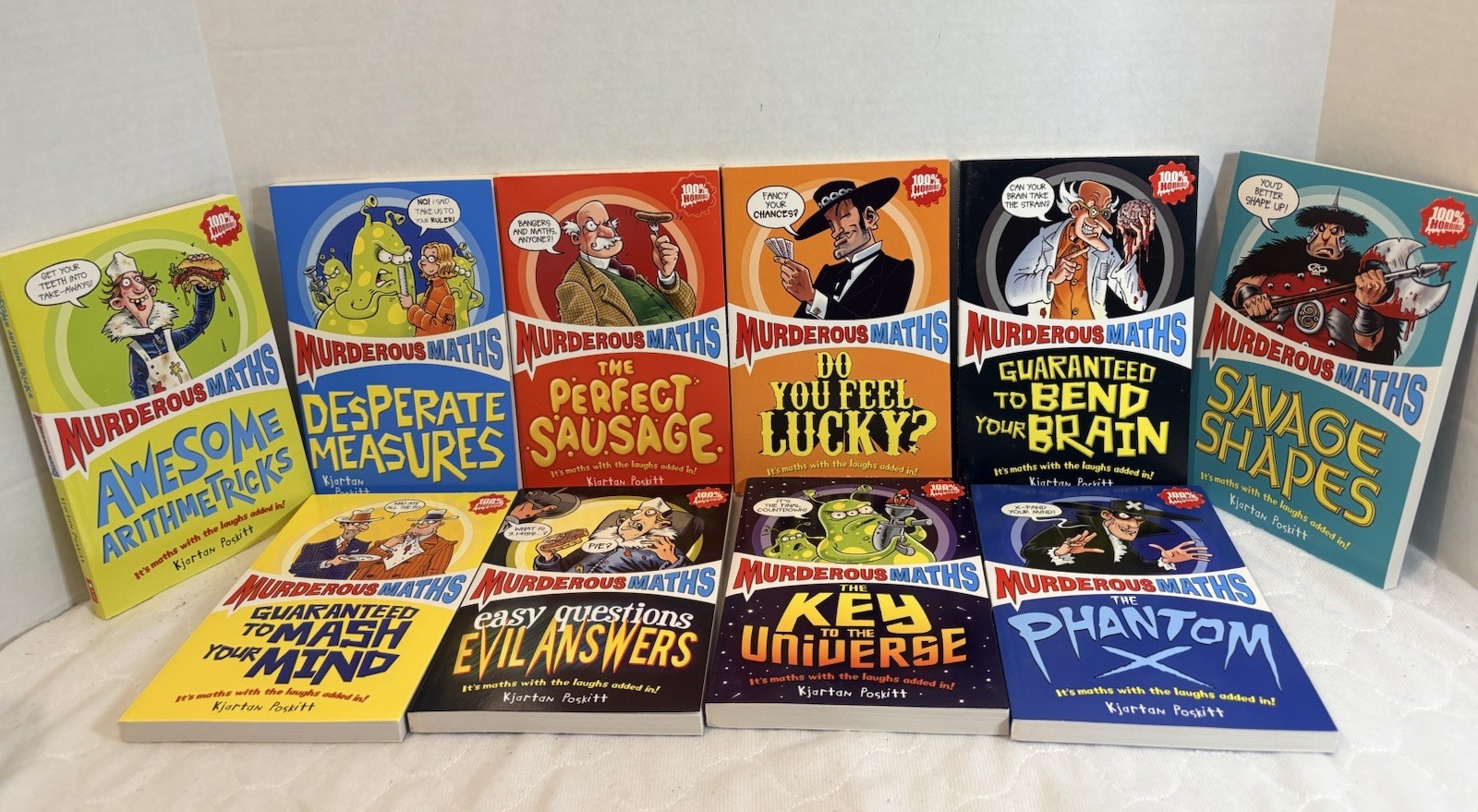 Murderous Maths Collection 10 Books Box Set Gift Pack Horrible Histories Series