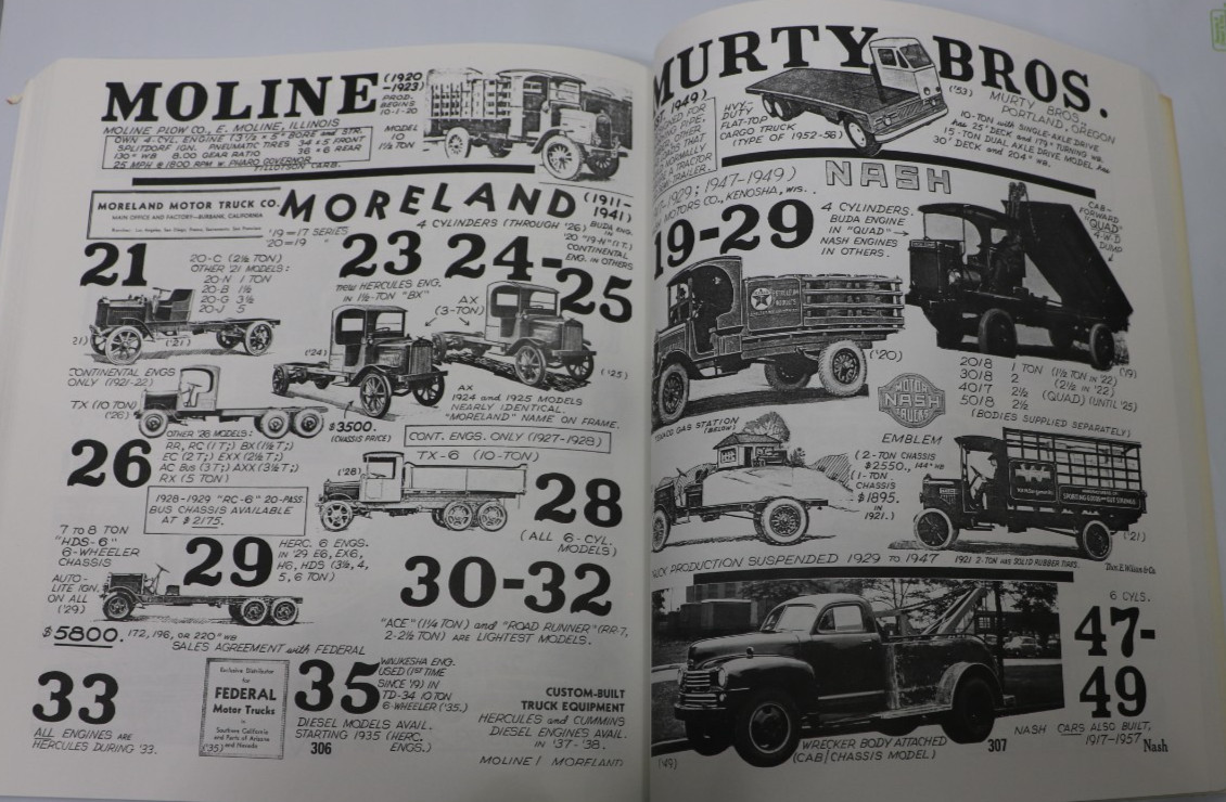American Truck & Bus Spotter’s Guide 1920-1985 400 pages of Automotive History