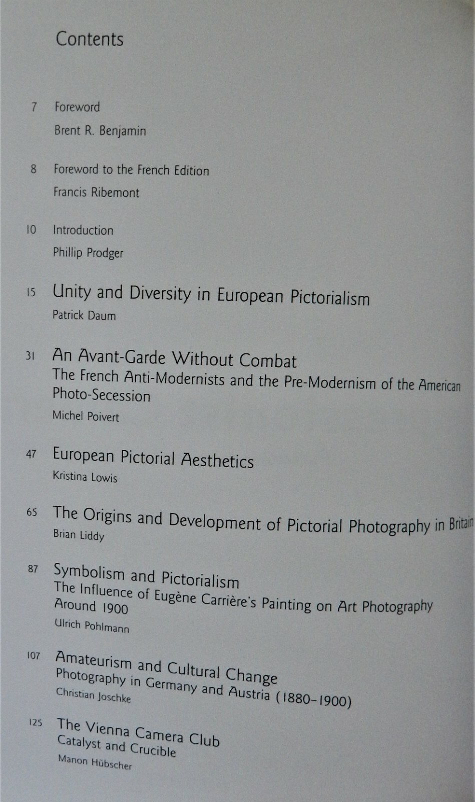 IMPRESSIONIST CAMERA: PICTORIAL PHOTOGRAPHY IN EUROPE 1888 -1918 Art Catalog