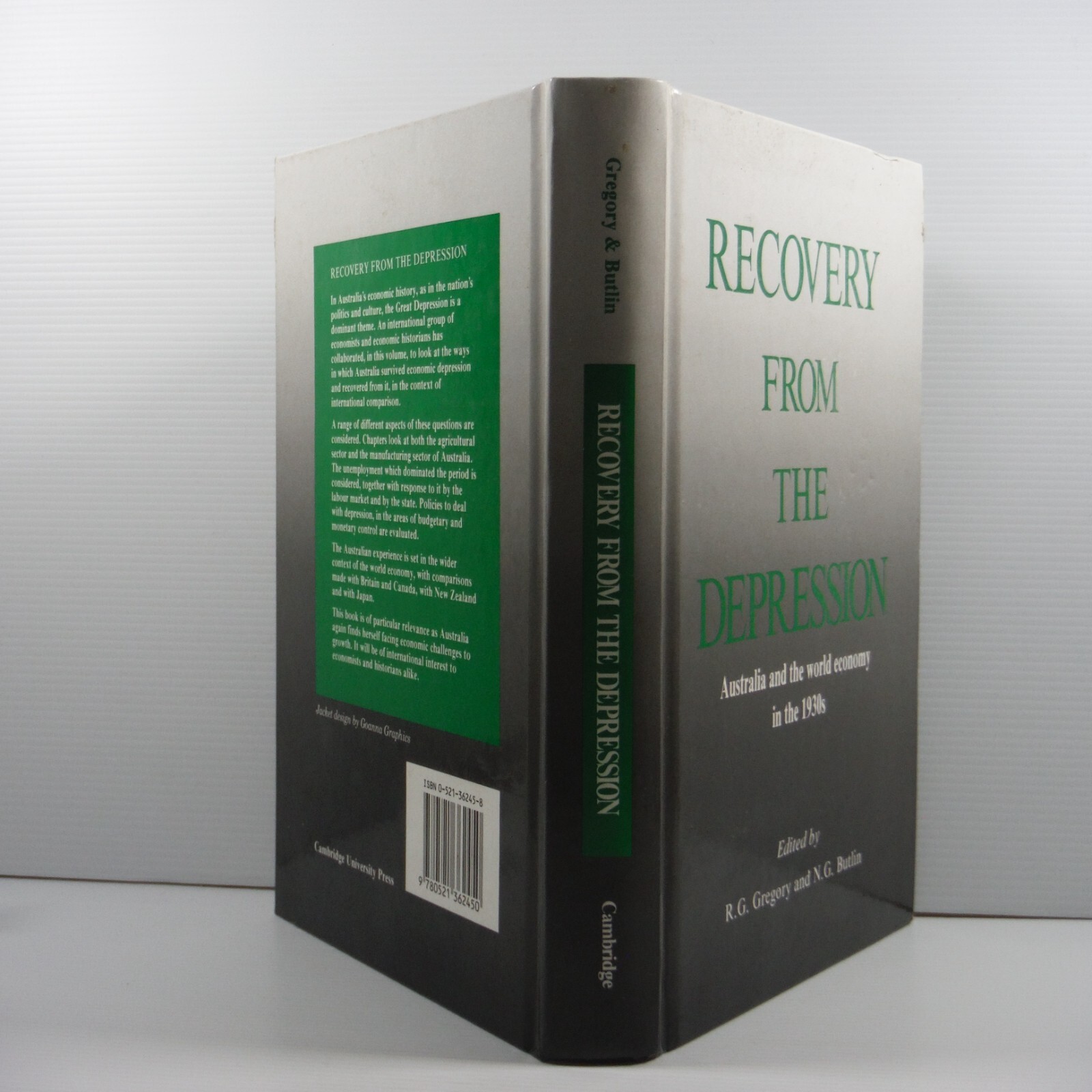 Recovery from the Depression Australia 1930’s R G Gregory and N G Butlin HB
