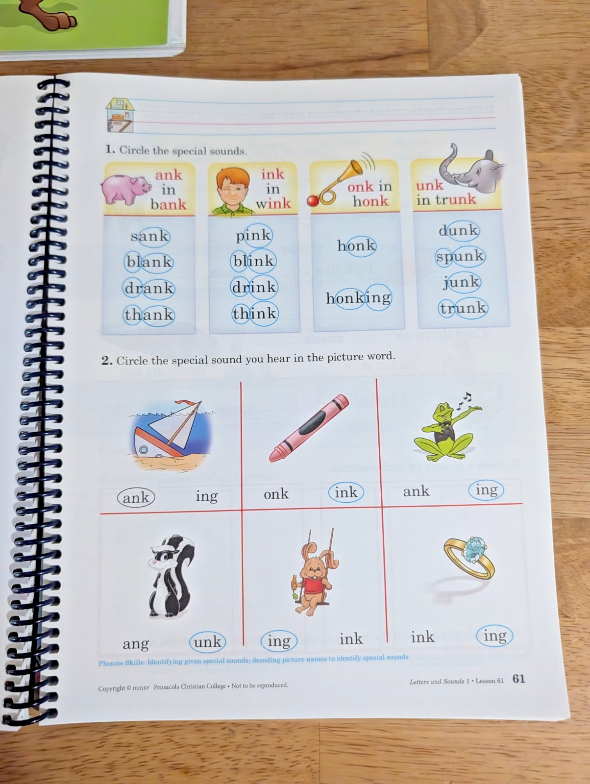 Abeka Language 1, Letters and Sounds 1 Teacher Key Books A Beka