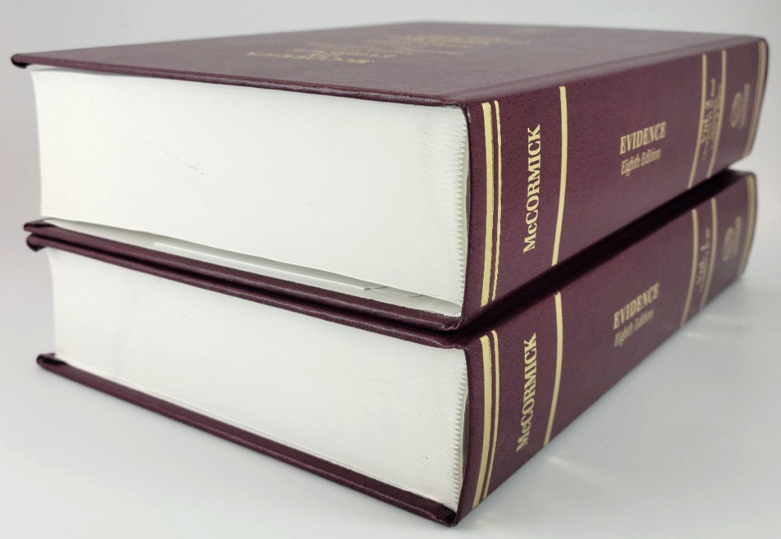 McCormick on Evidence 8th Edition Vols 1 & 2 Law Textbook Set Thomson Reuters