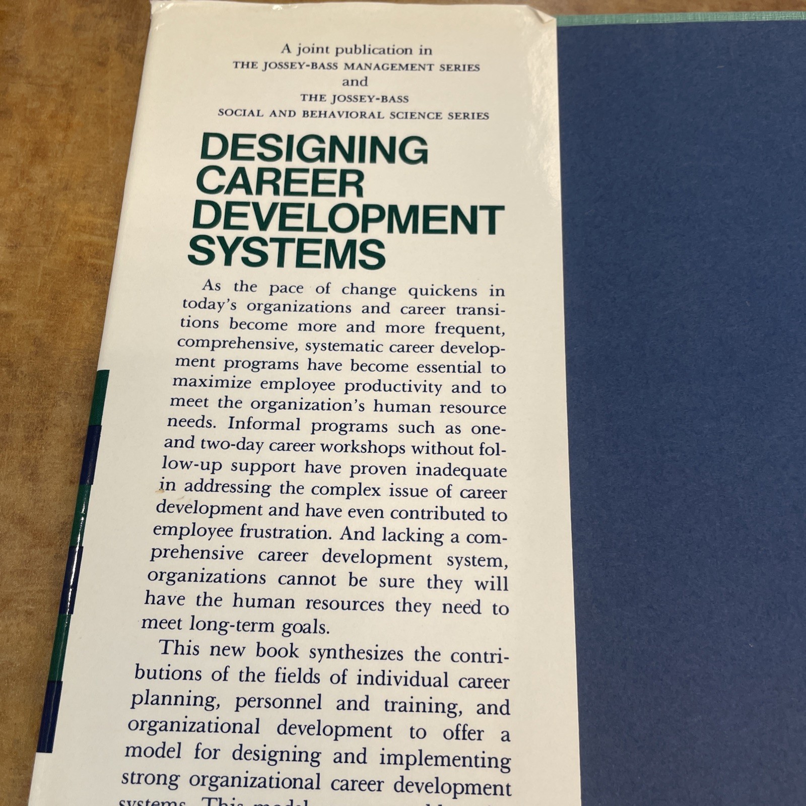 Designing Career Development Syste (Jossey bass… – Leibowitz – Good – Hardc…