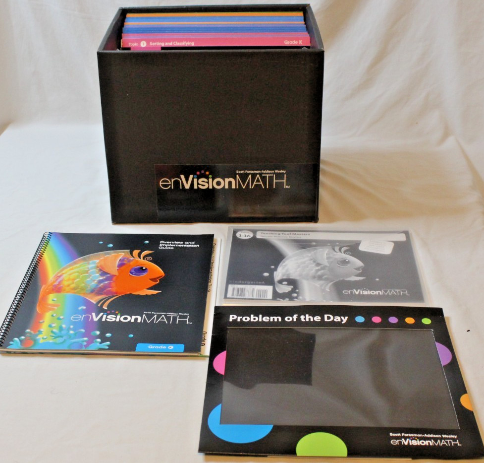 Savvas Envision Mathematics Grade K Topics 1-16 Teacher’s Edition Set