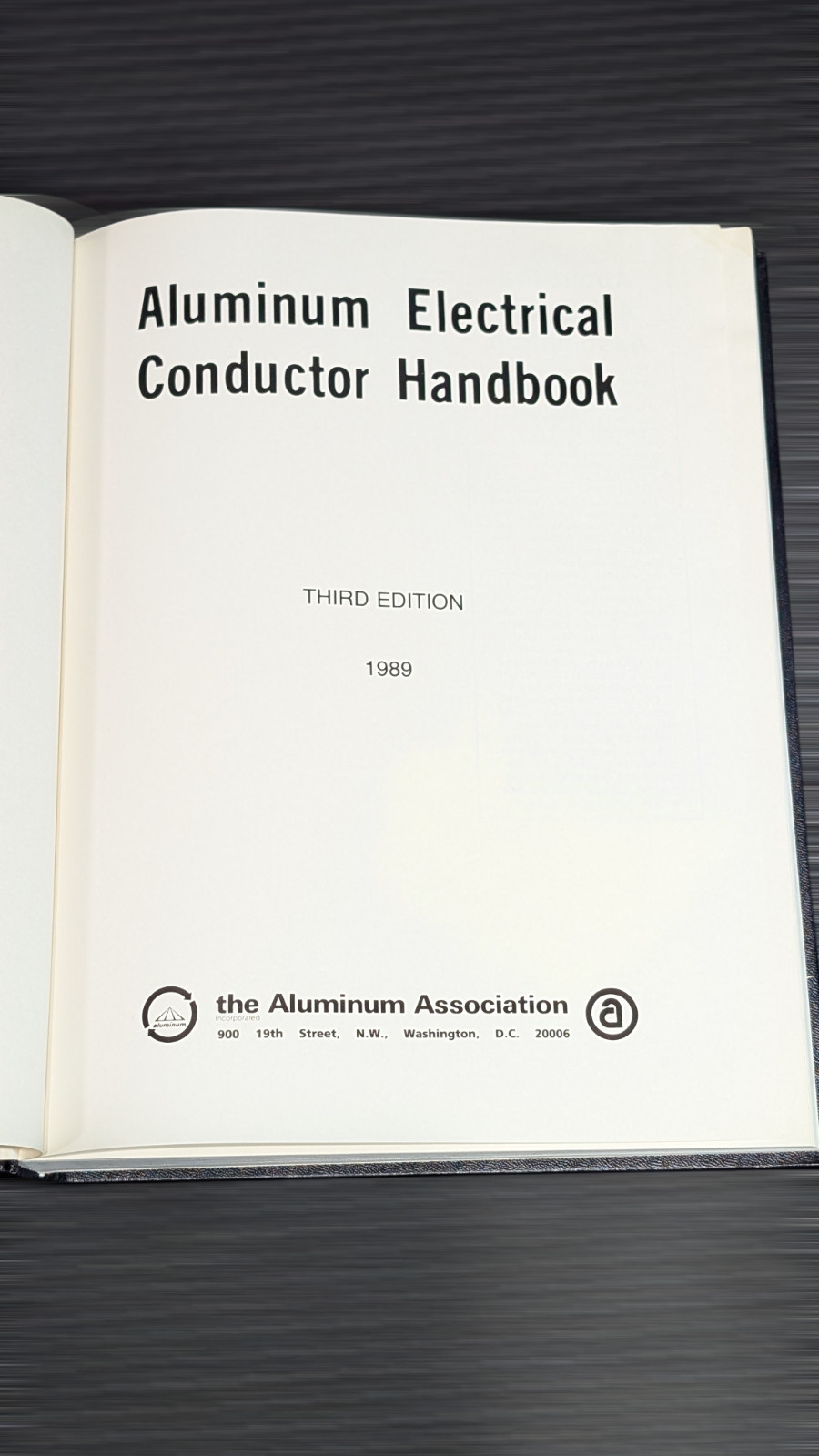 NEW Aluminum Electrical Conductor Handbook (3rd Edition Hardcover 1989)