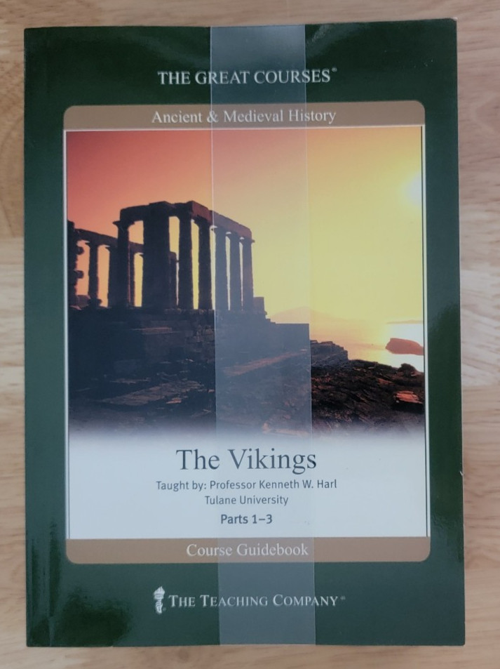 The Great Courses: The Vikings Parts 1-3 DVD’s & Course Guidebook