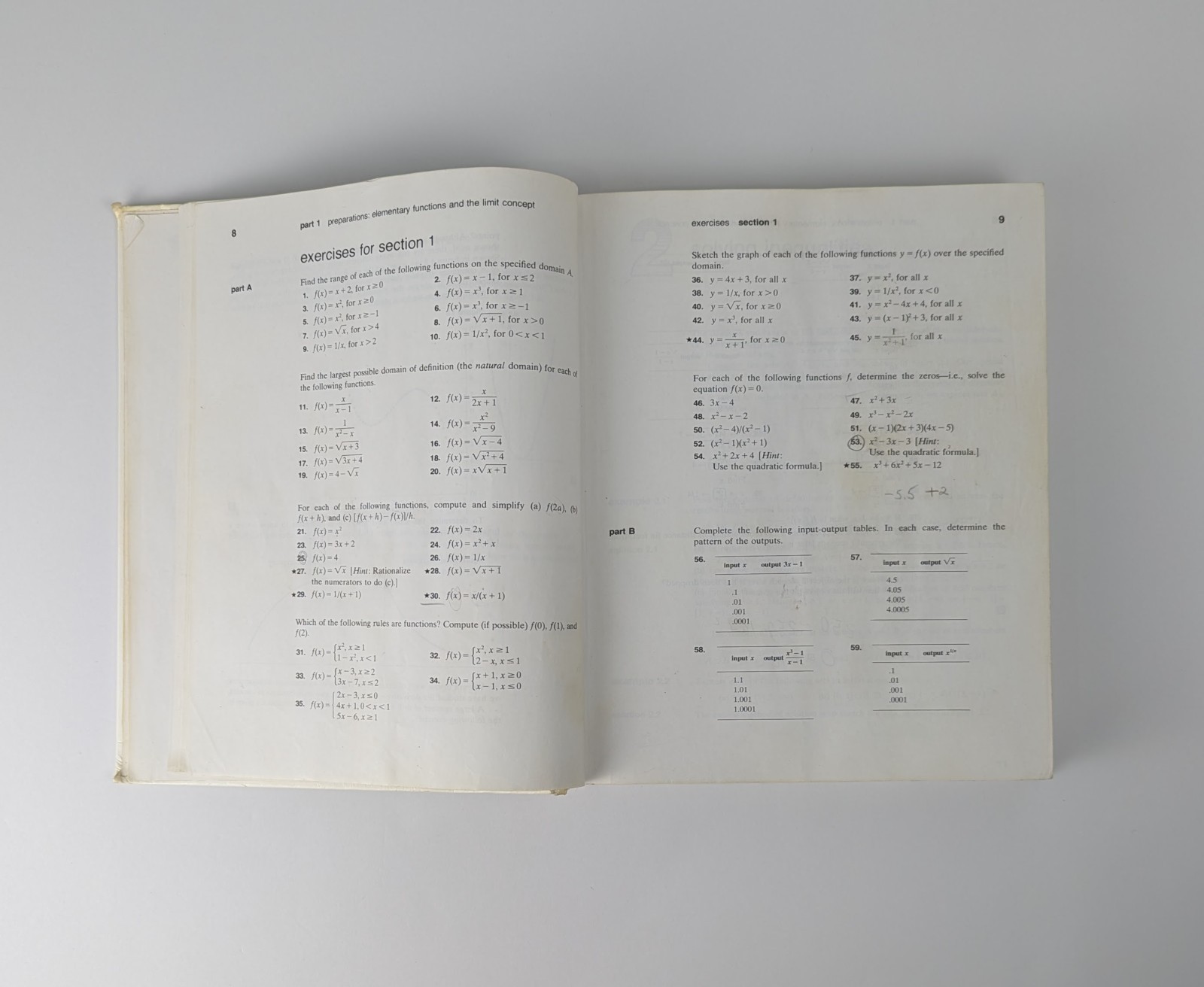 Mathematics for the Biosciences Hardcover Book Michael R. Cullen 1983 Pages 712