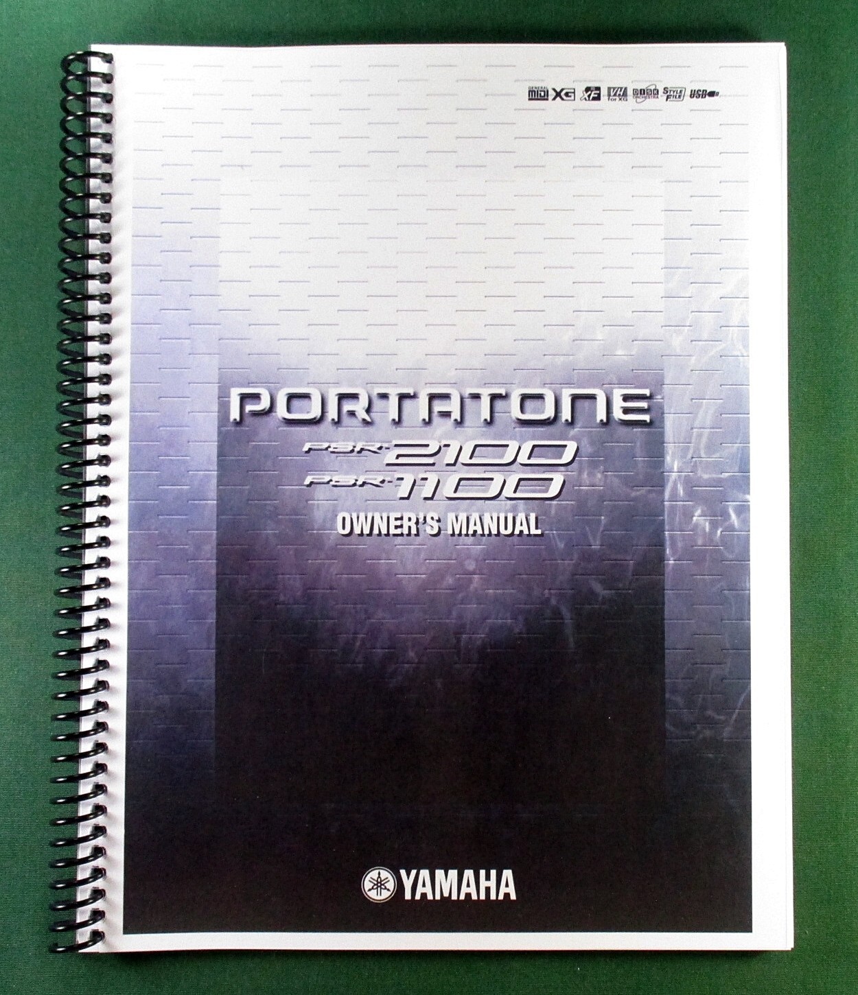 Yamaha PSR-2100 PSR-1100 Instruction Manual: 176 Pages & Protective Covers!