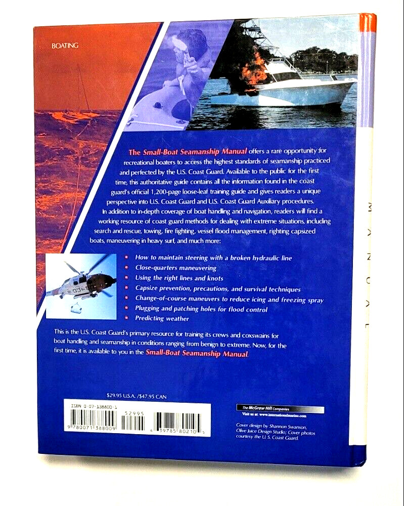 Small-Boat Seamanship Manual Hardcover Reference Hardcover Book 480 Pages