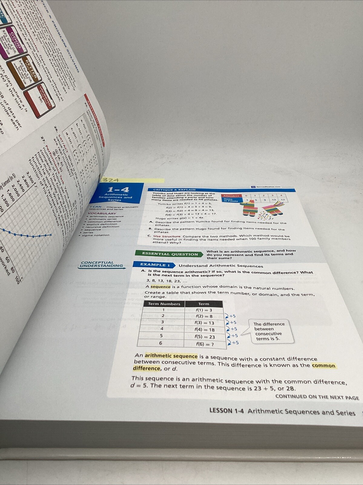 EnVision Algebra 2 Georgia Student Edition Savvas Learning Company Textbook