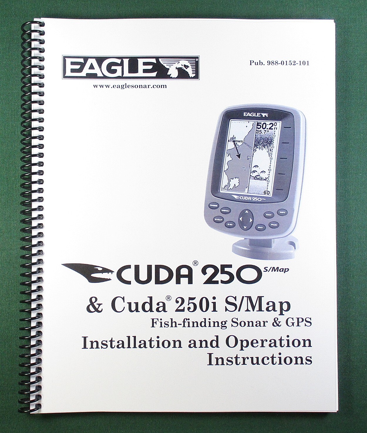 Eagle Cuda 250 Instruction Manual: 172 Pages & Protective Covers!