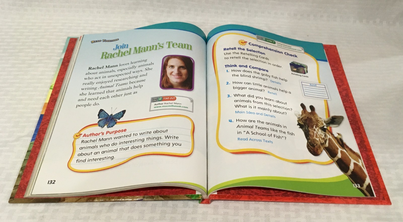 LOT OF 3 STUDENT READING TEXTBOOKS / TREASURES / GRADE 1 / LEVEL 1.4, 1.5, 1.6