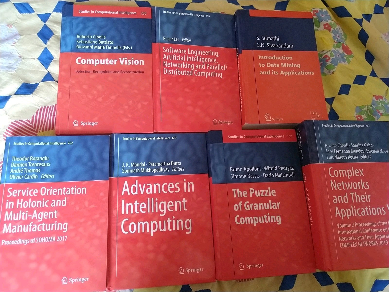 Lot 7 books Computer Science: Studies in Computational Intelligence Springer