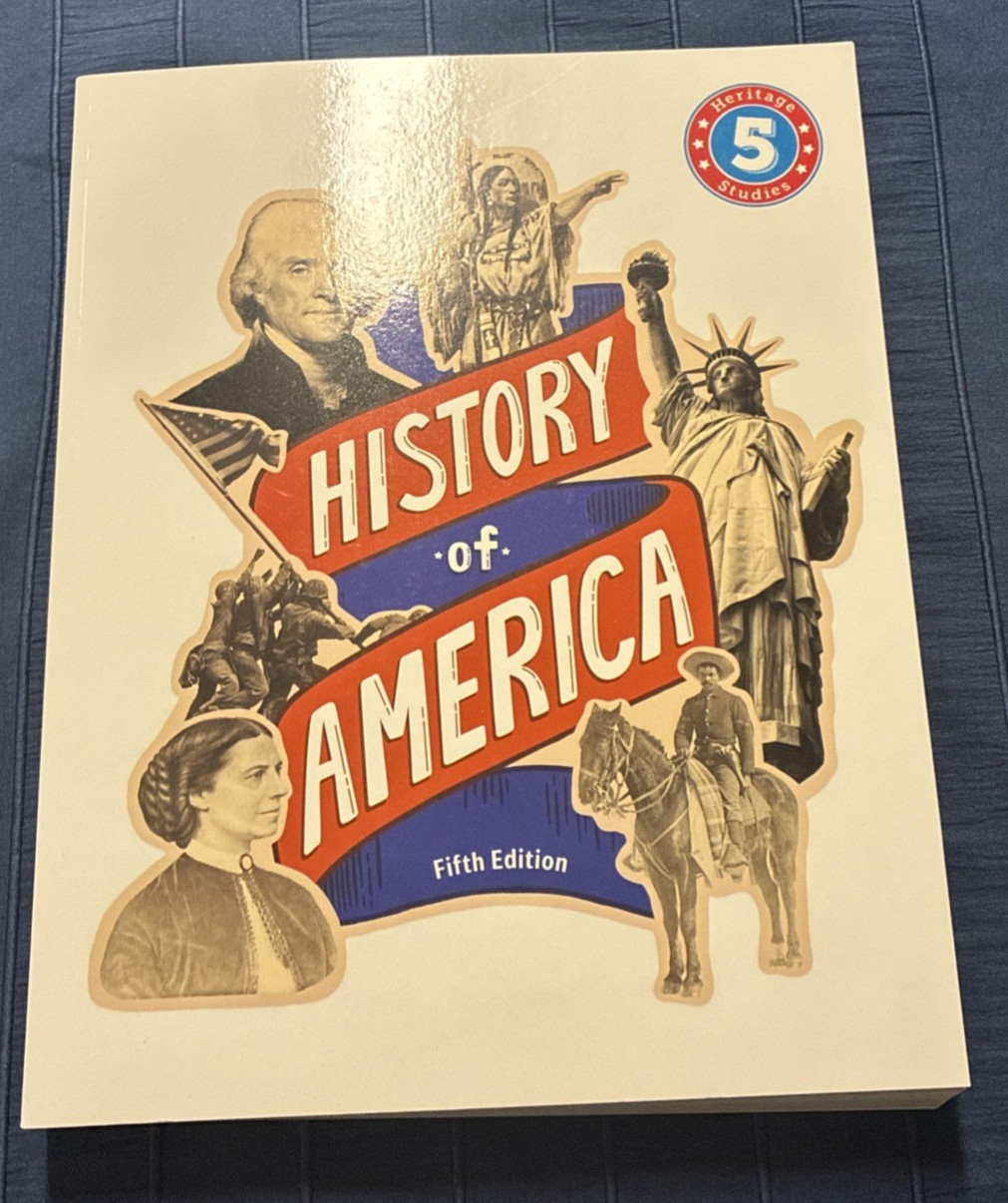 BJU Heritage Studies 5 Student Book – History of America, 5th Edition Like NEW!