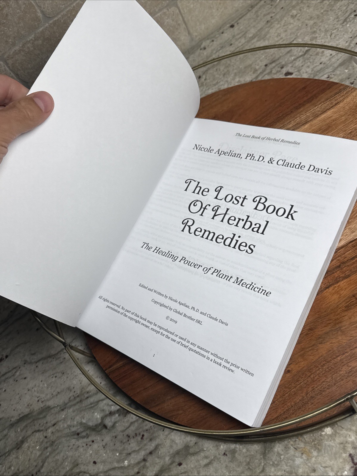 Lost Book Of Herbal Remedies: Healing Power Plant Medicine Apelian & Davis
