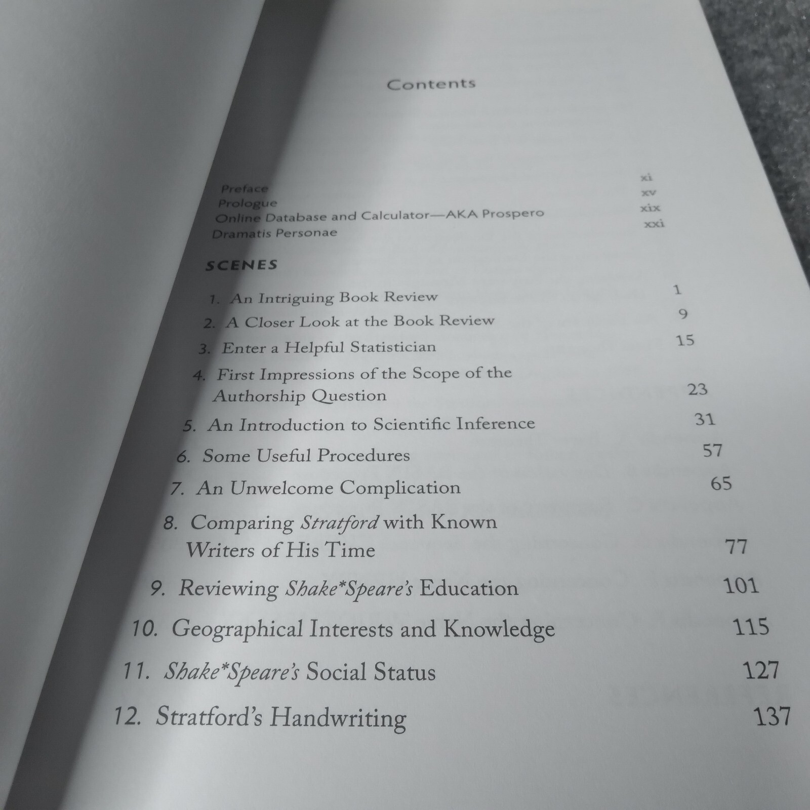 AKA Shakespeare: A Scientific Approach to the Authorship Question – ACCEPTABLE