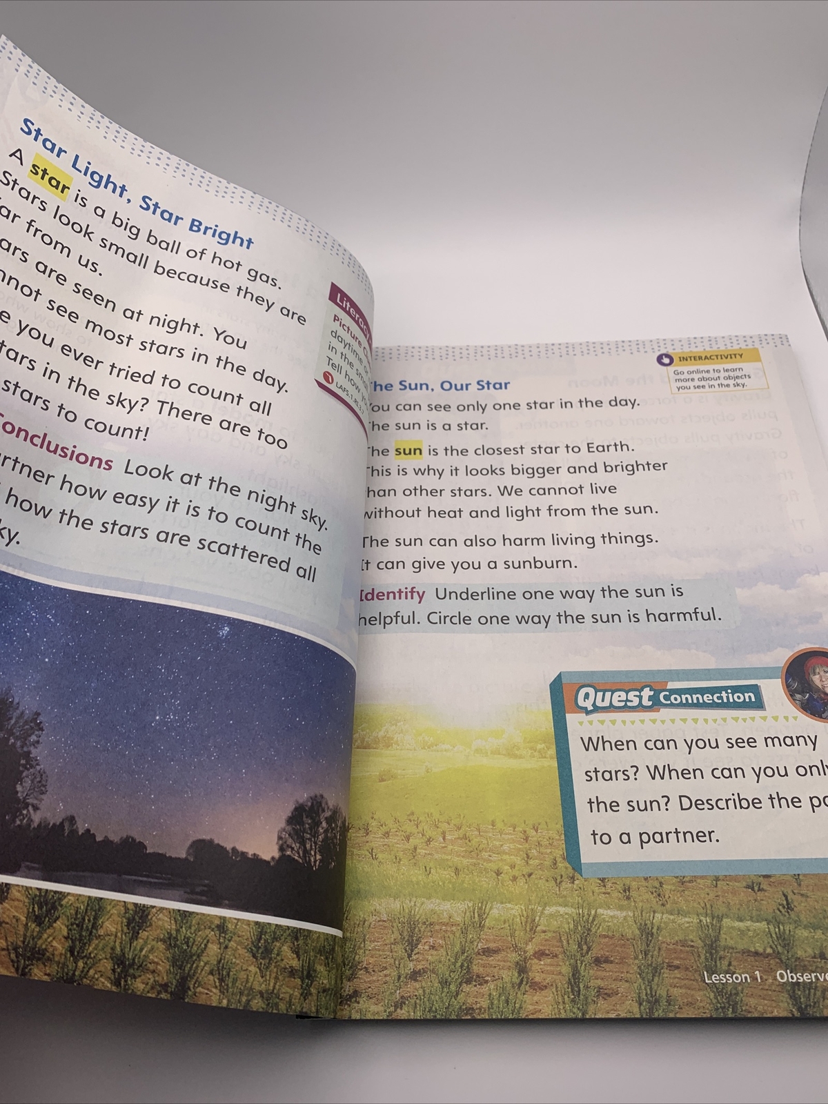 Elevate Science Homeschooling Grade 1 Florida Textbook/Workbook New – No Writing