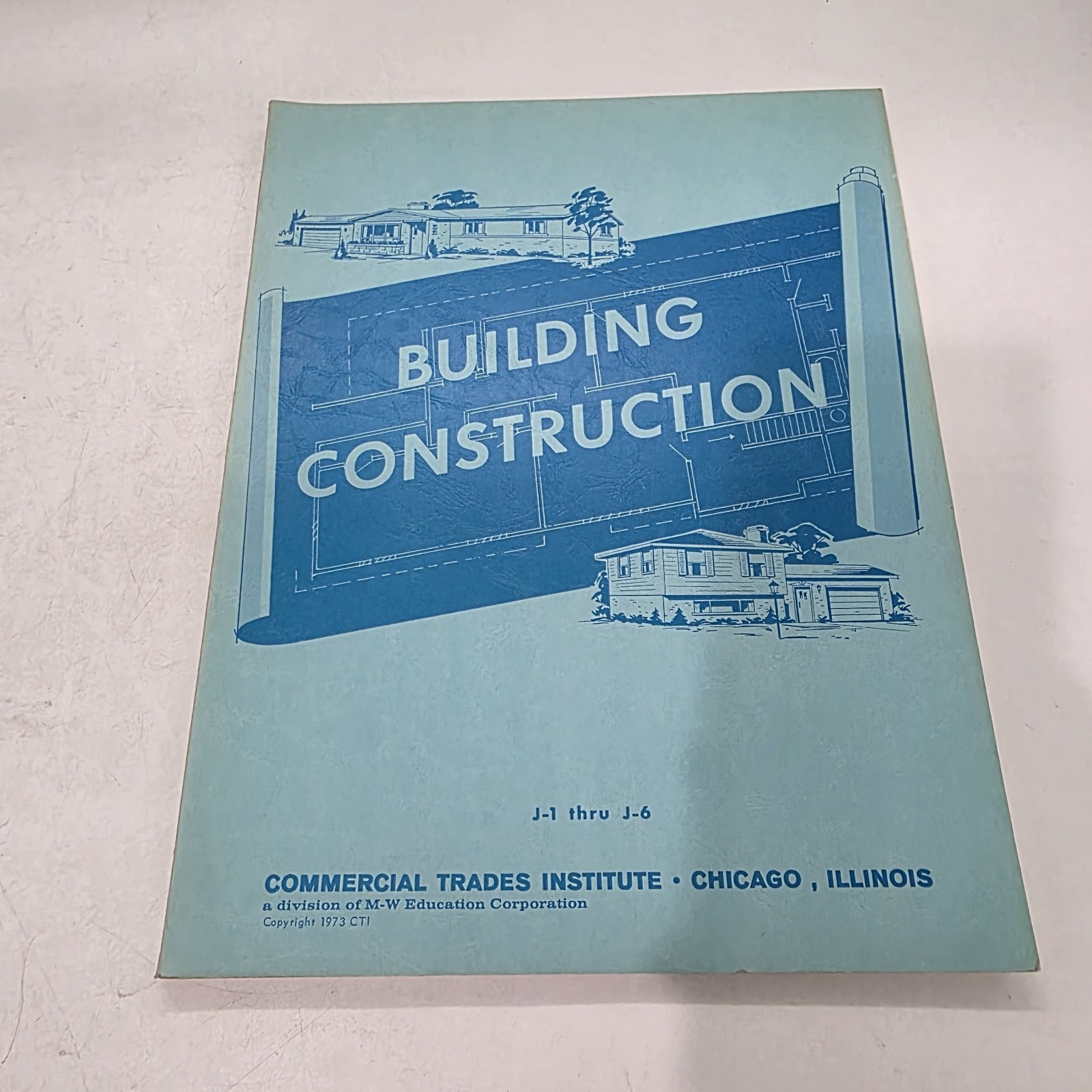 Building Construction Books Lot Of 19 Commercial Trades Institute 1969-1973