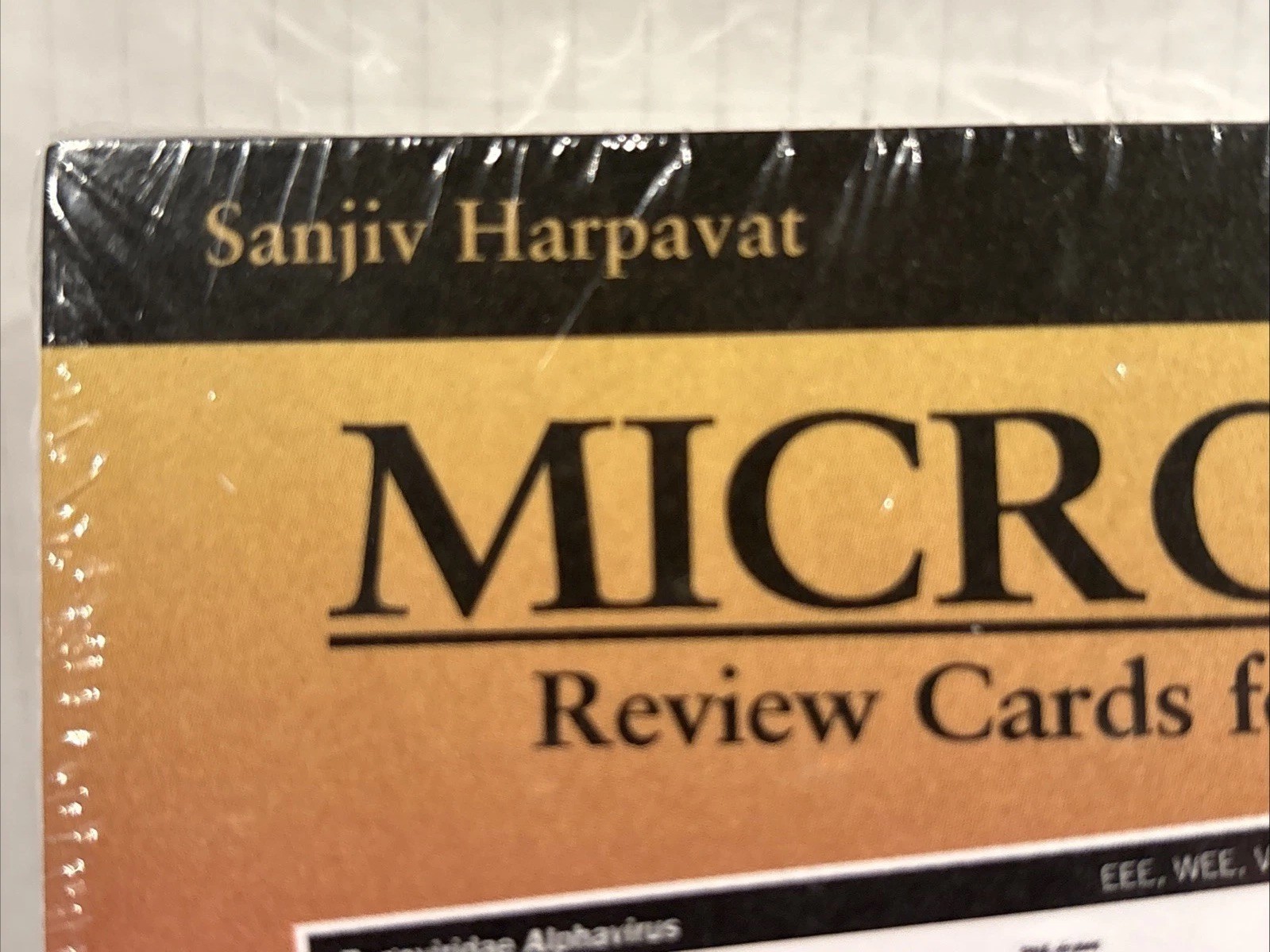MICROCARDS: REVIEW CARDS FOR MEDICAL STUDENTS By Harpavat Sanjiv Md & Nissim NEW