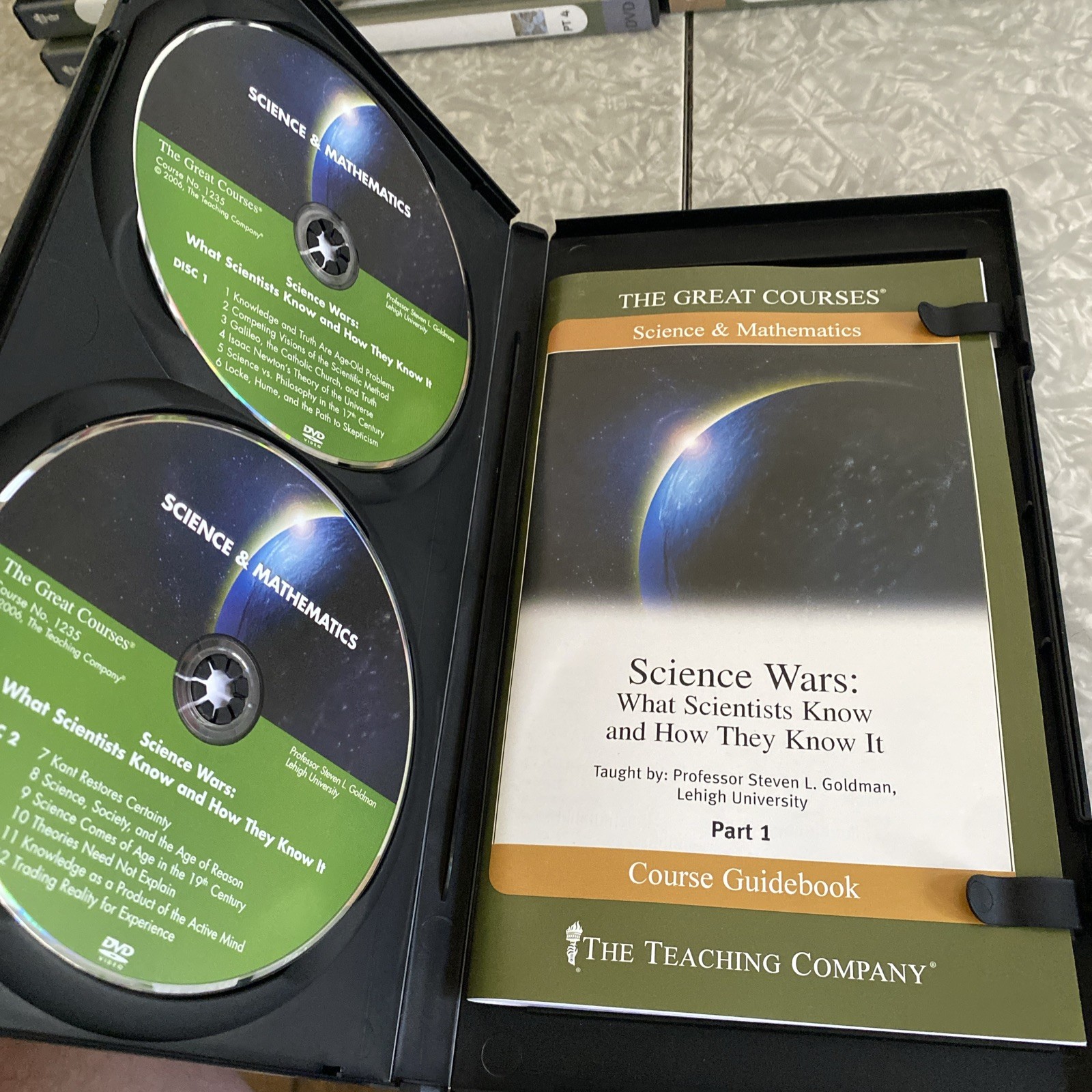 60-Disc The Great Courses DVD + Book Lot History of United States, Science, USA