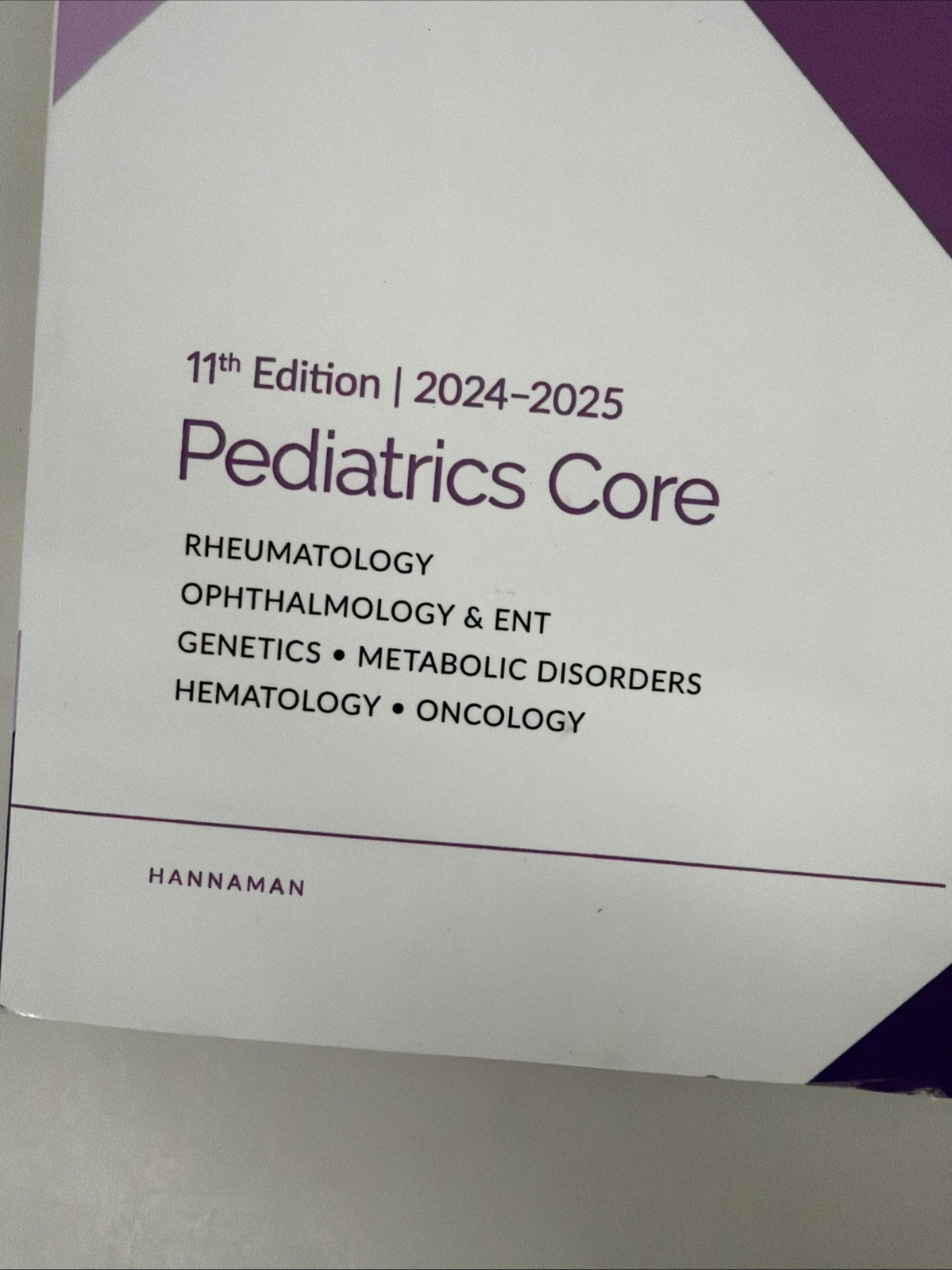 2024-2025 MedStudy Pediatrics Core 5 -11th Edition HIGHLIGHTED MARKER