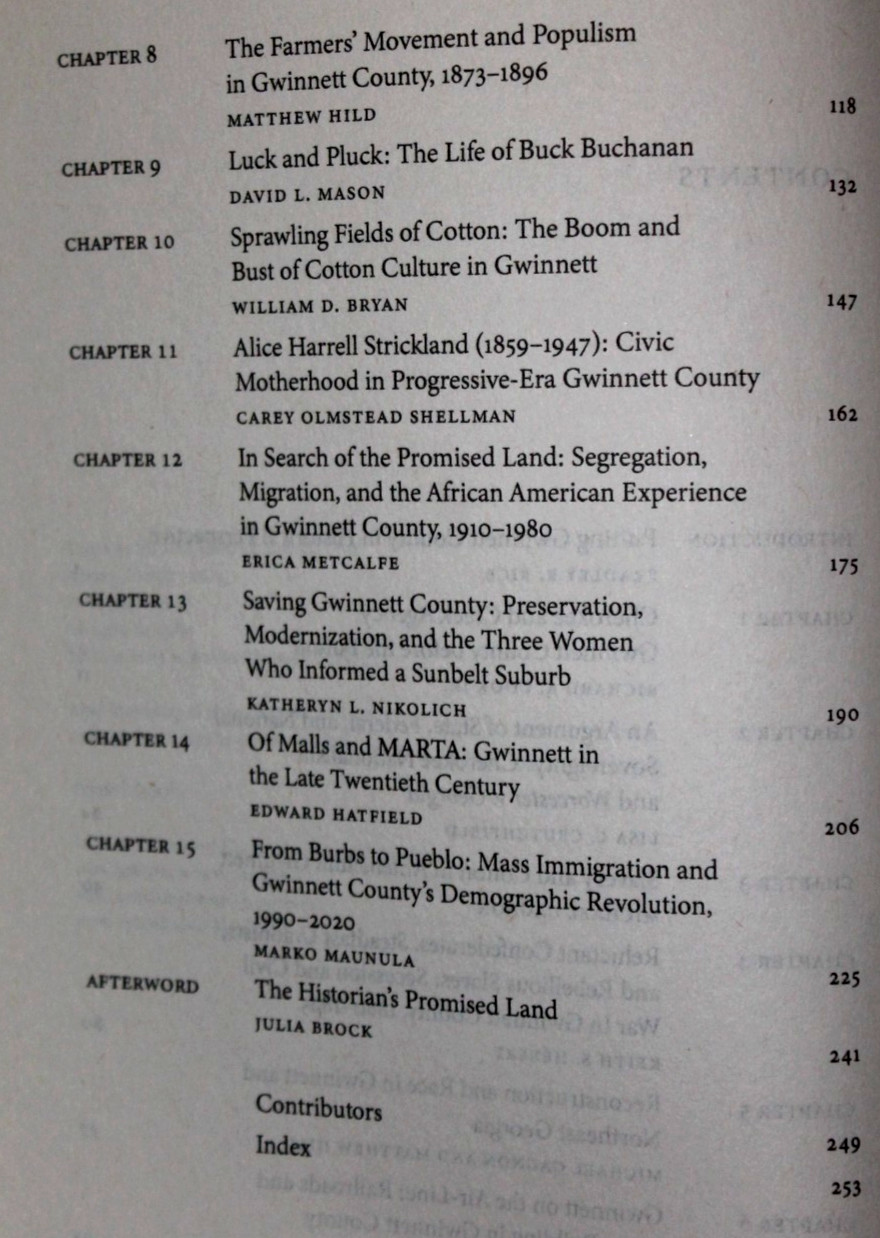 GWINNETT COUNTY, GEORGIA : Transformation of the American South (2022 TPB)