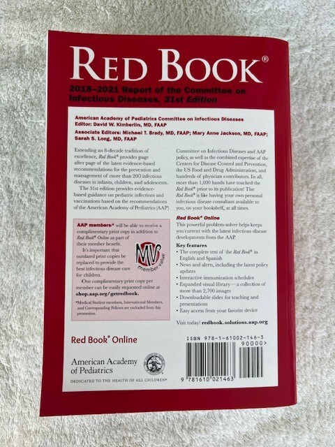 Red Book 2018: Report of the Committee on Infectious Diseases New
