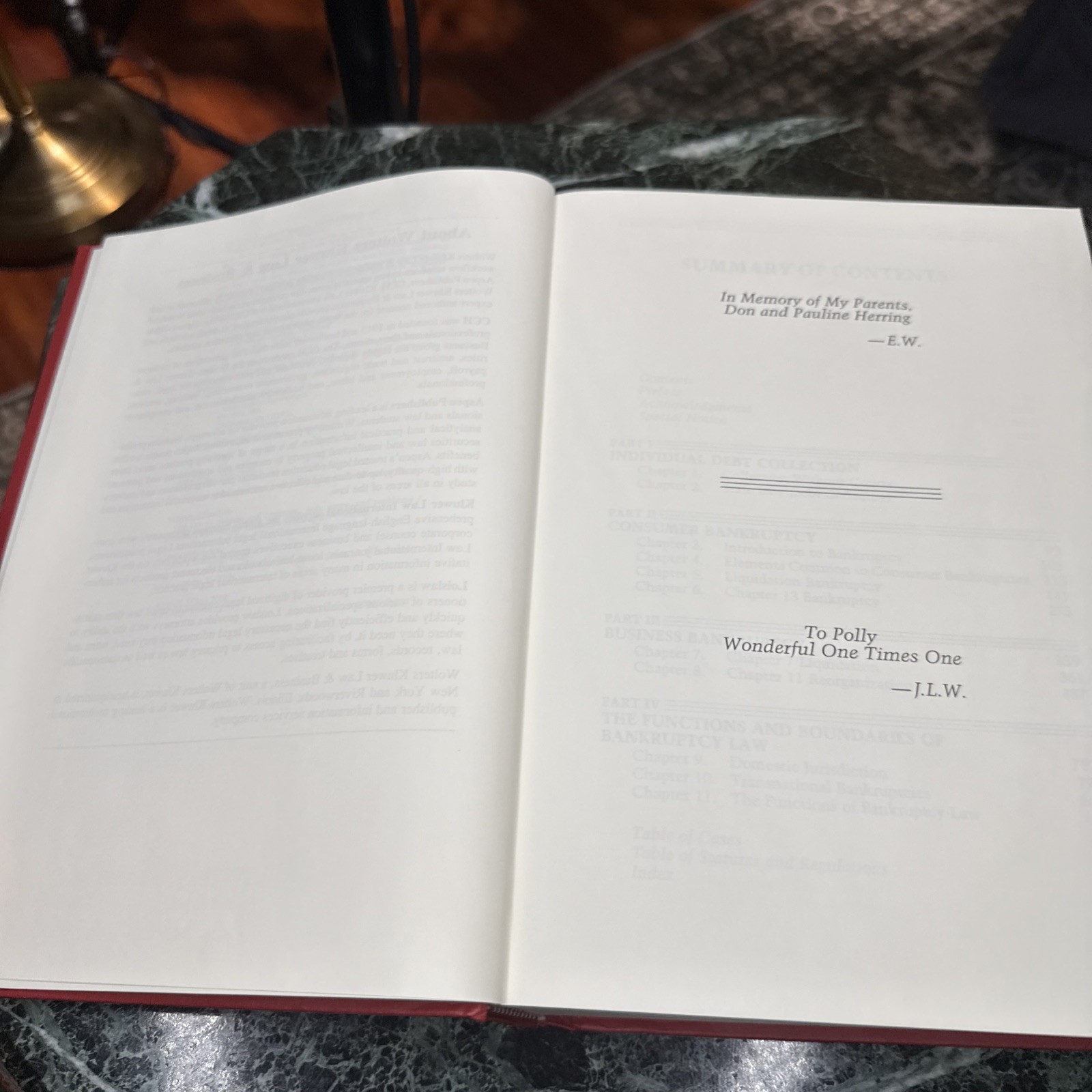 The Law of Debtors and Creditors Sixth Edition hardcover Book Warren Westbrook