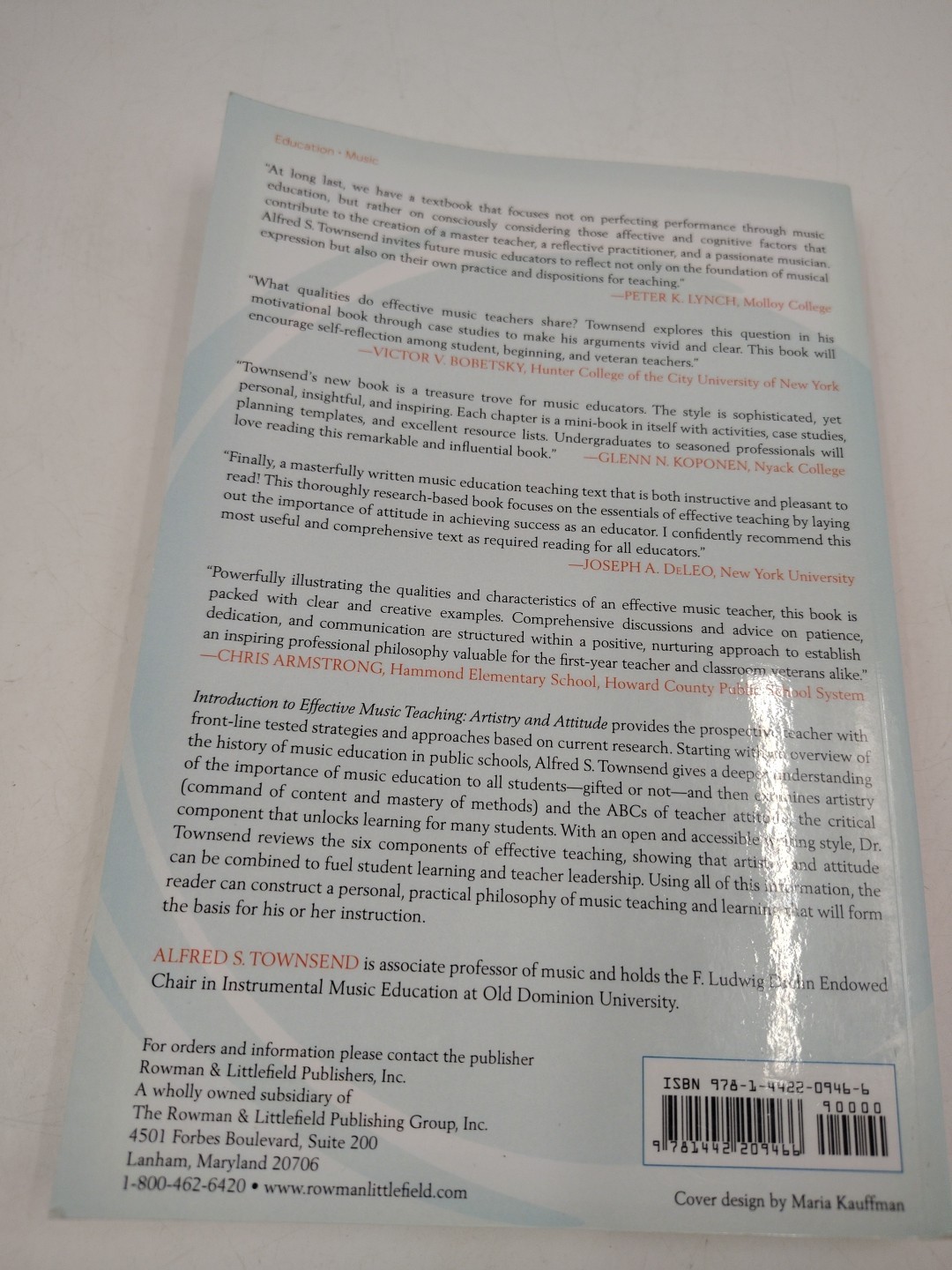 Introduction to Effective Music Teaching : Artistry and Attitude by Alfred S….