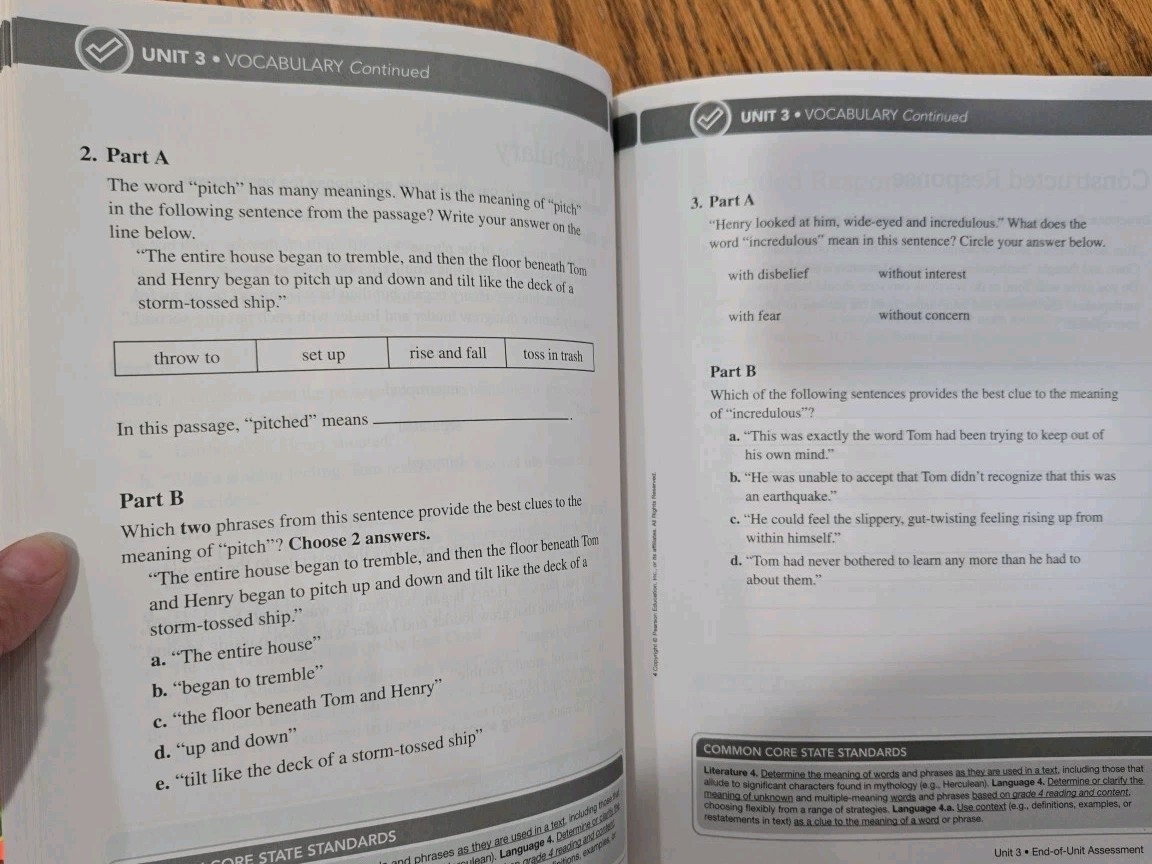 ReadyGEN Assessment Student Book Grade 4 PEARSON Homeschool/Classroom Excellent