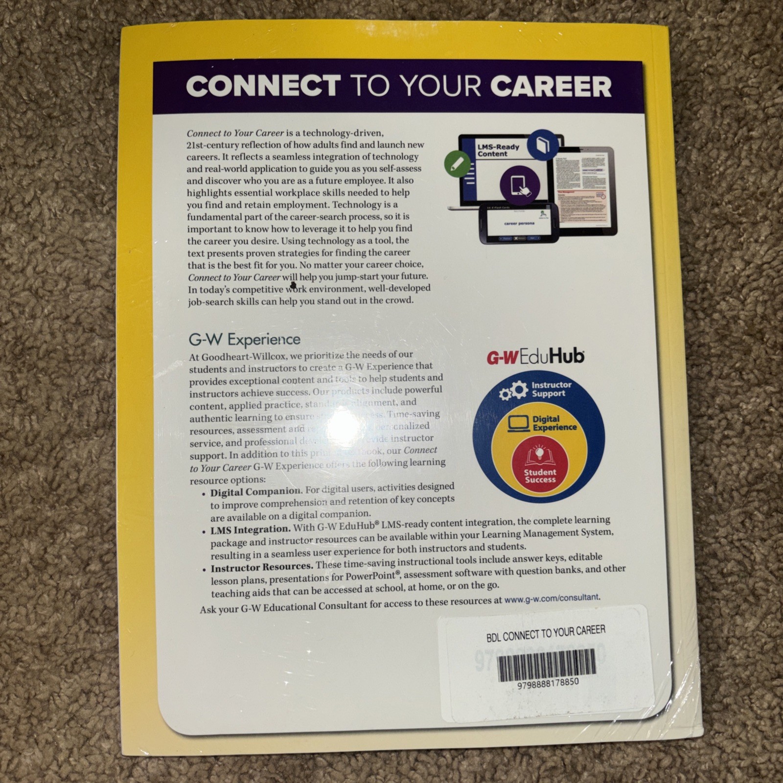 NEW Connect to your Career Fourth Edition Suzann Connell Julie Jaehne Paperback