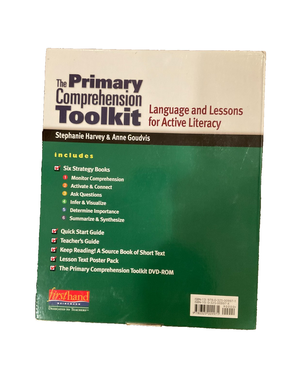 Primary Comprehension Toolkit by Anne Goudvis and Stephanie Harvey (Mixed Lot)