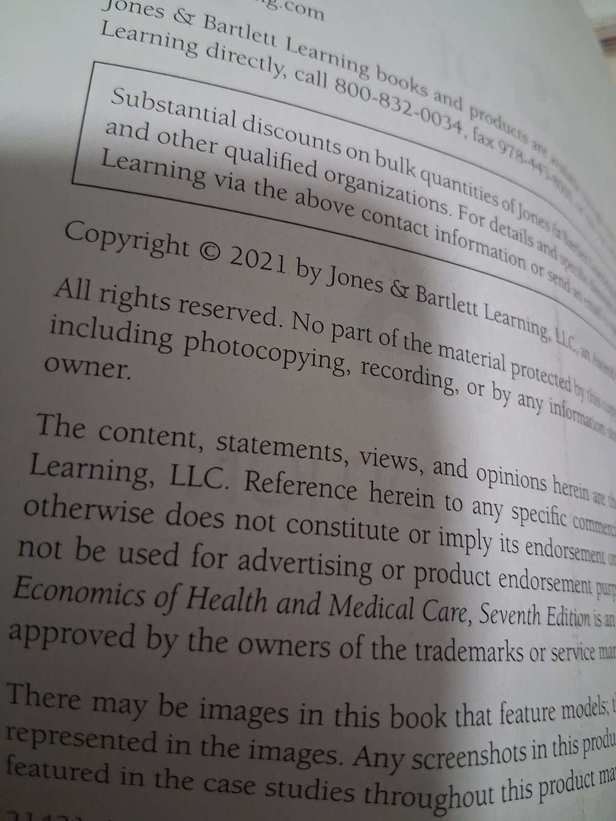 Economics Of Health And Medical Care Seventh Edition, Lanis L. Hicks Textbook
