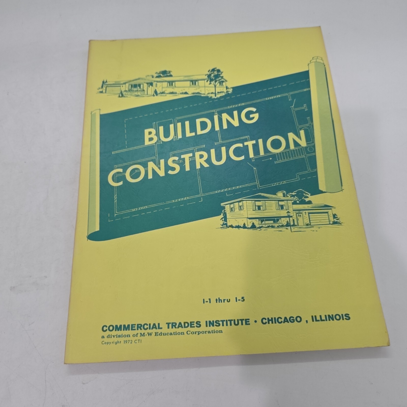 Building Construction Books Lot Of 19 Commercial Trades Institute 1969-1973